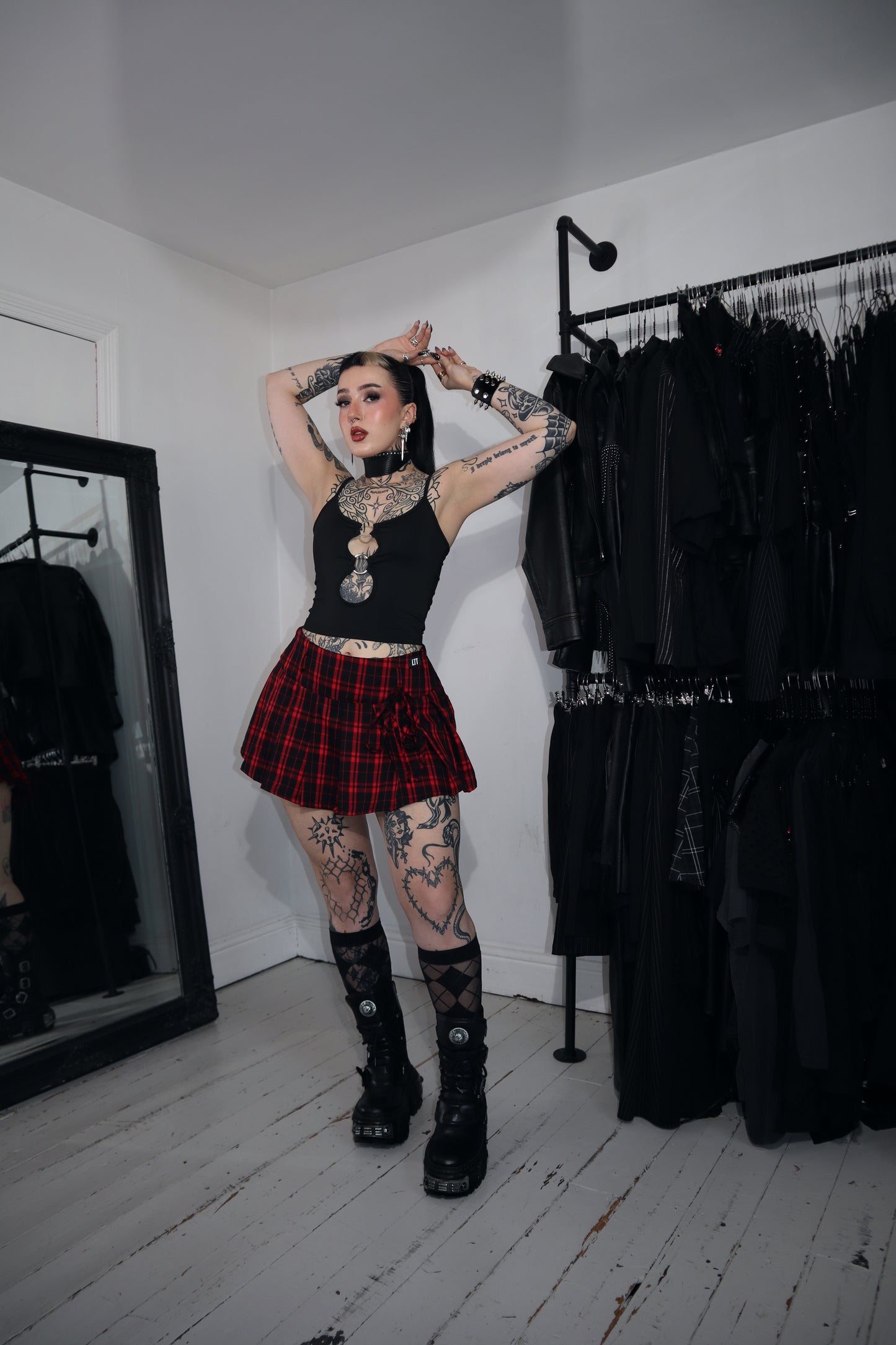 Gwen Pleated Skort