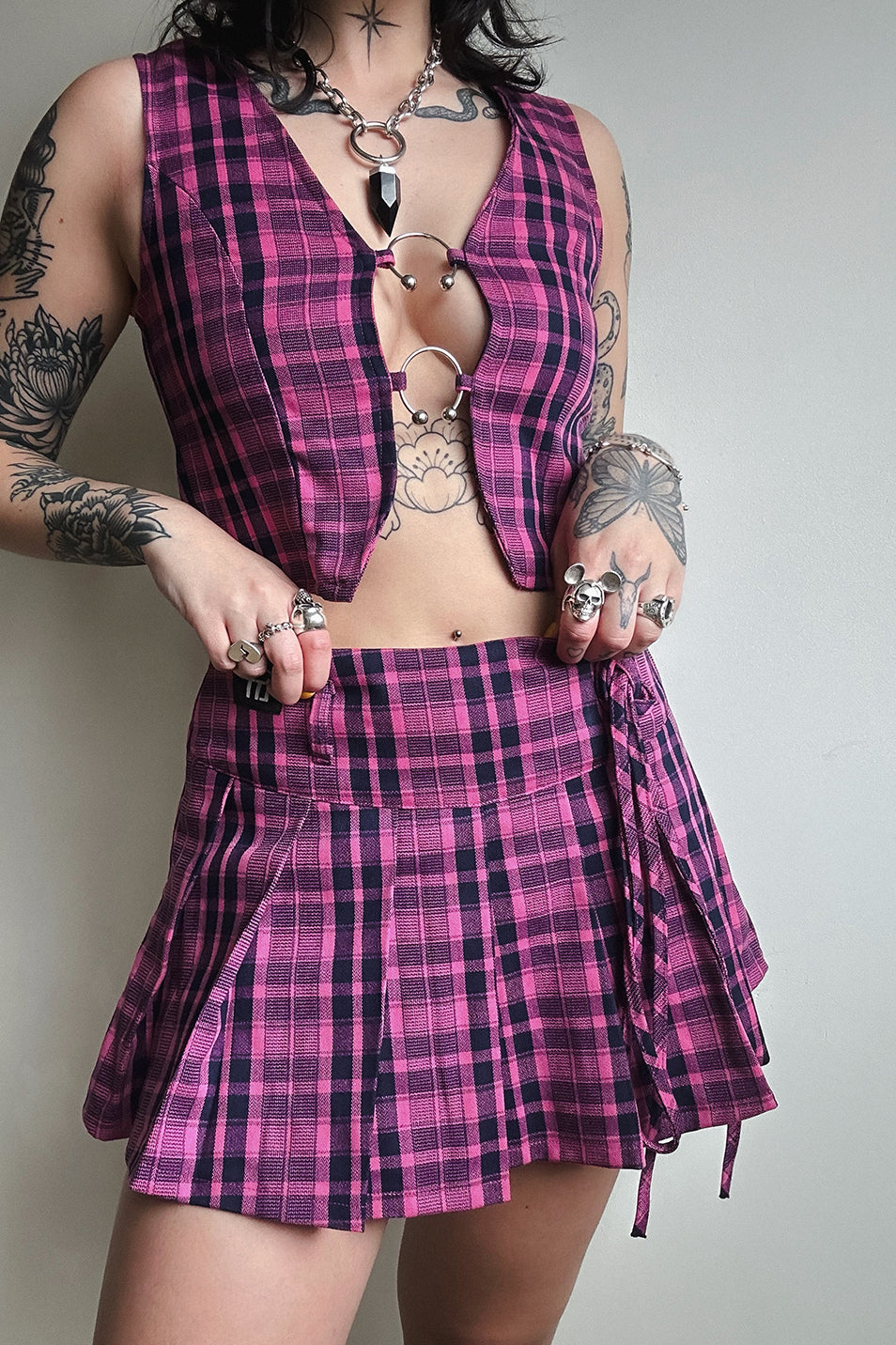 Avril Pleated Skort