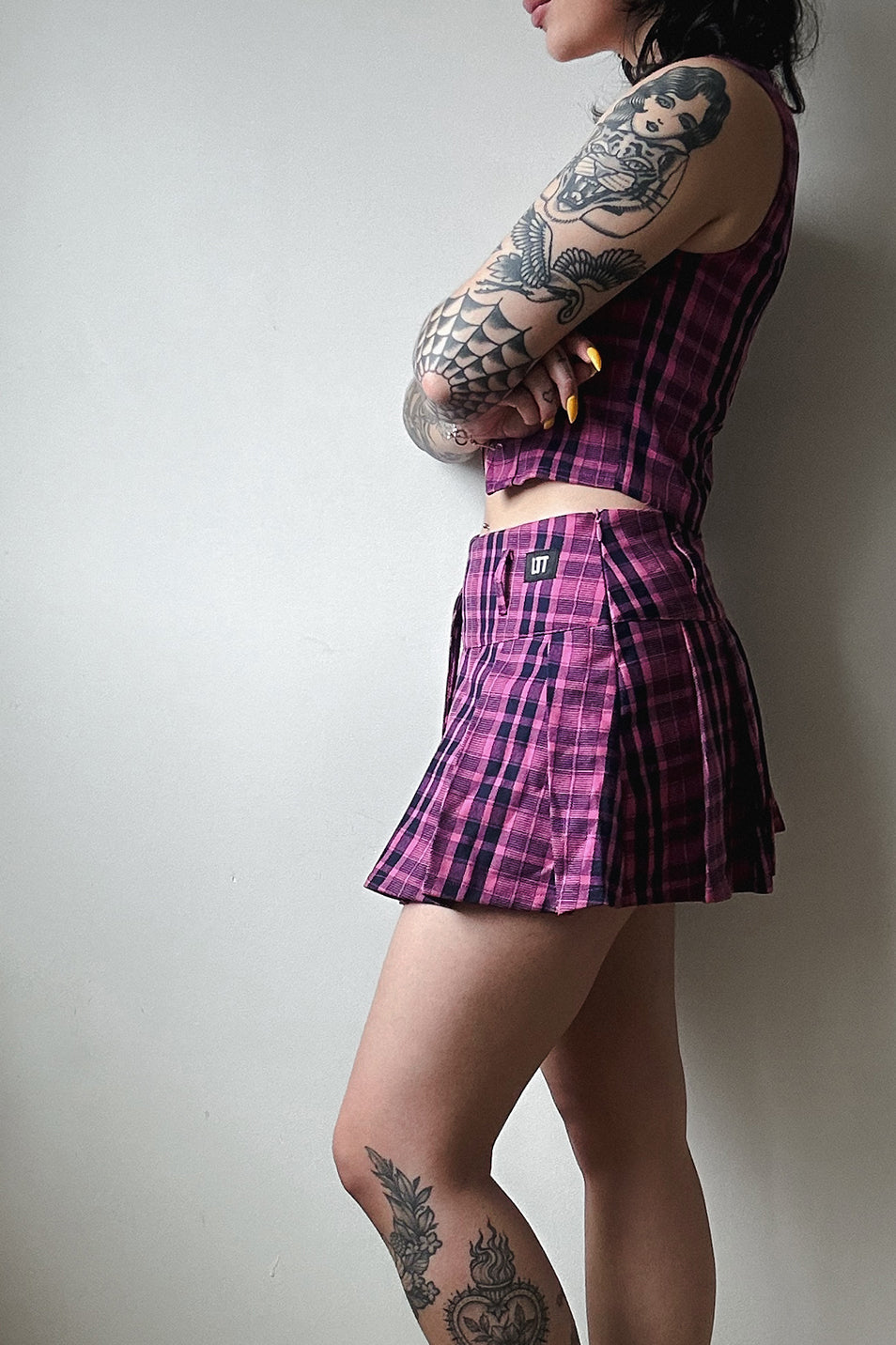 Avril Pleated Skort
