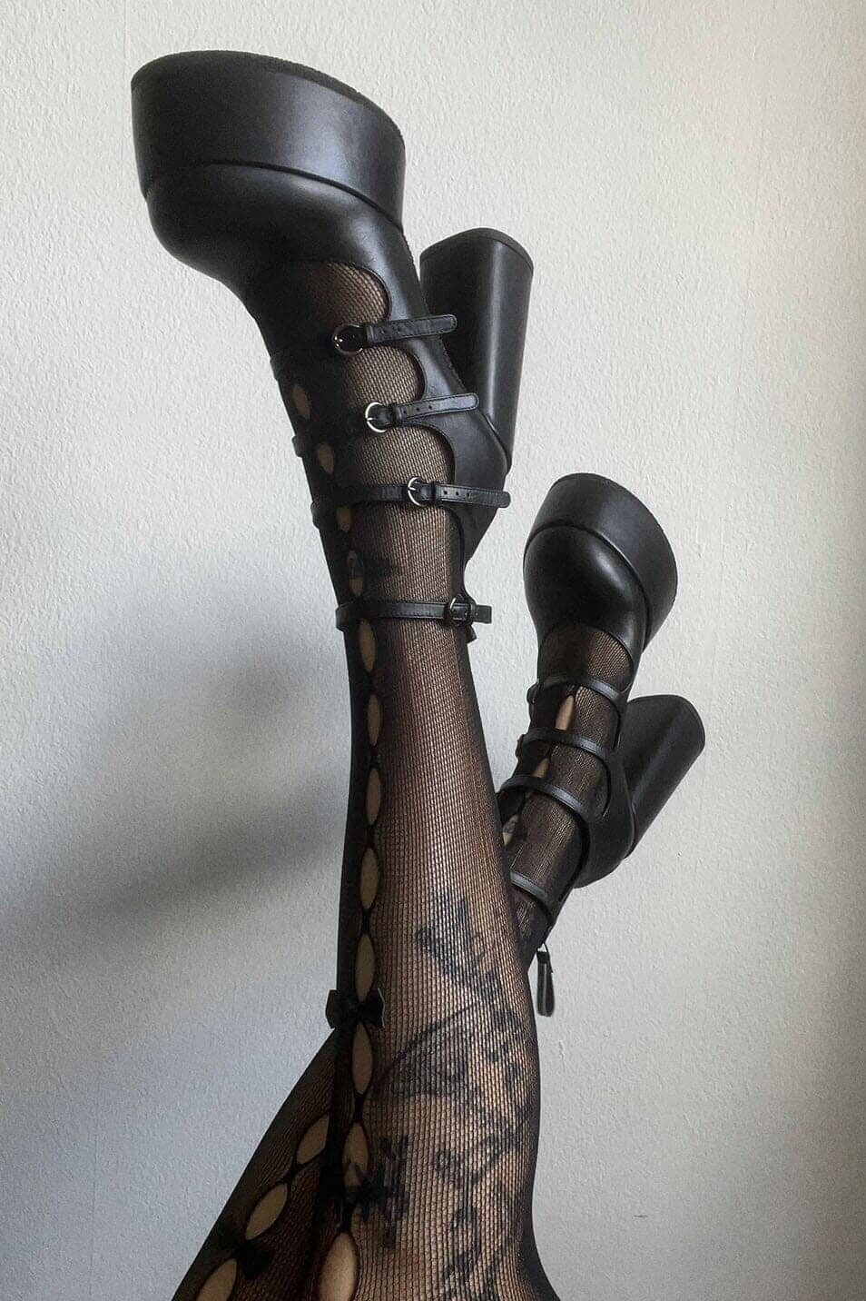 Black Bow Tights - Love Too True