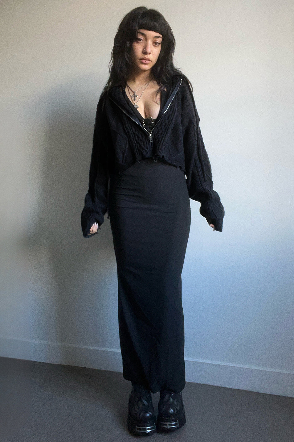 Cady Cable Knit Hoodie