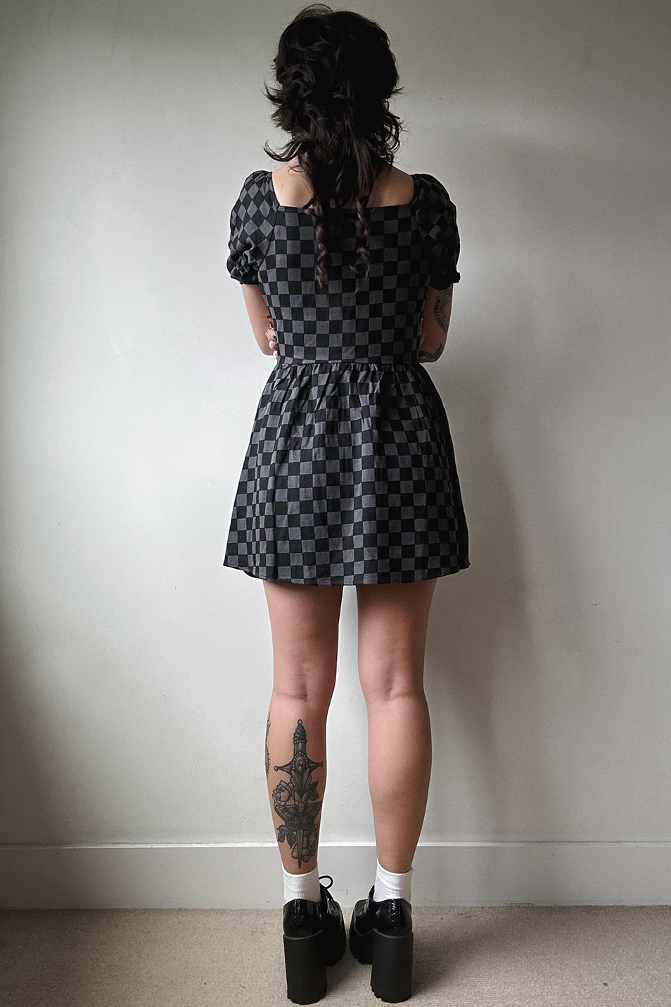 Checkerboard Dead Cute Dress