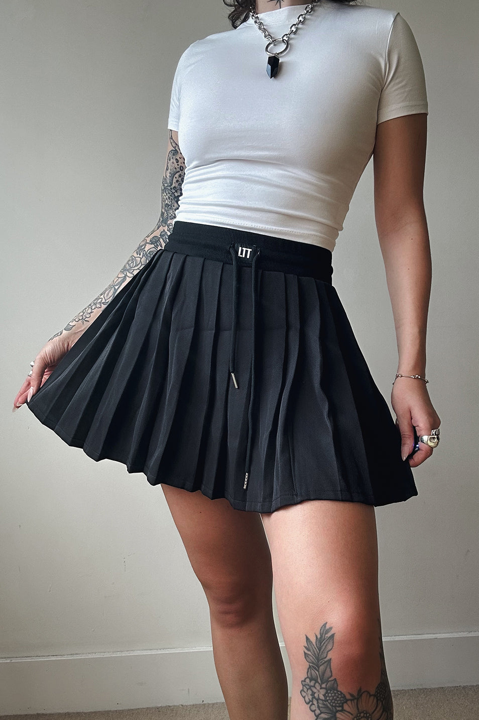 Black Tennis Skirt