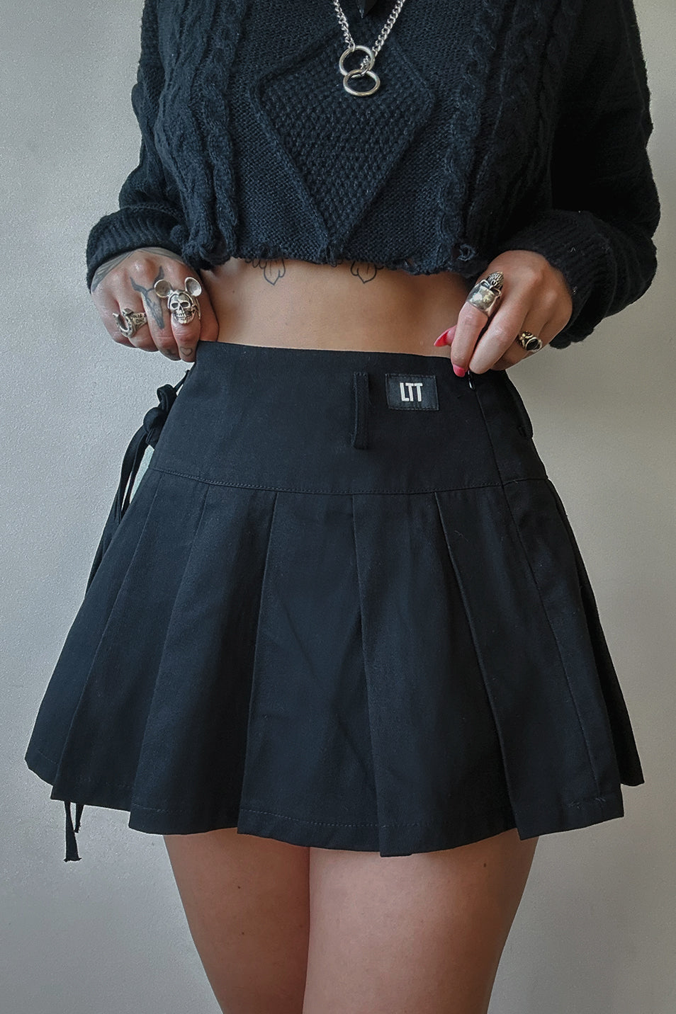 Black Micro Mini Skirt