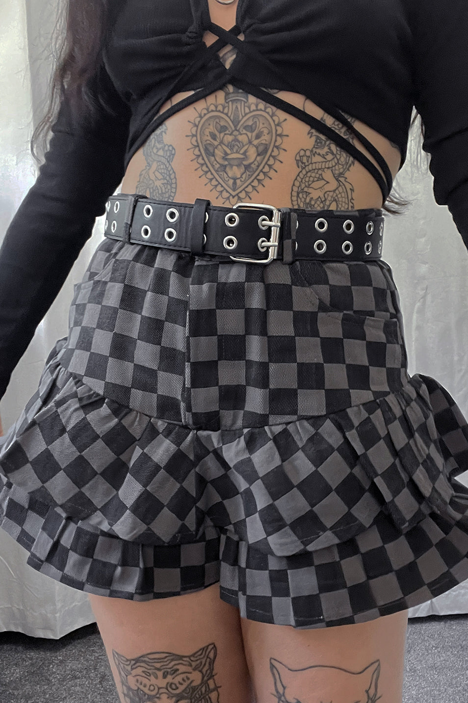 Checkerboard Skort