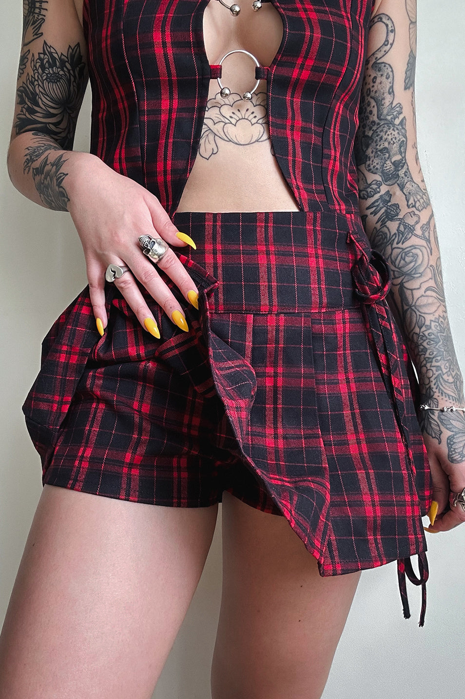 Gwen Pleated Skort