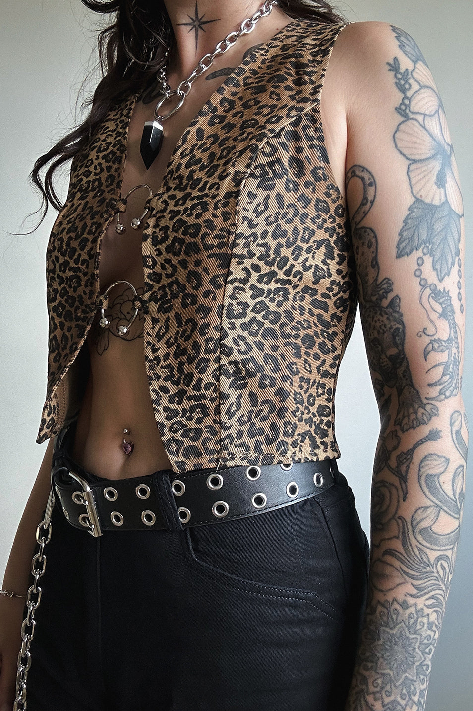 Leopard Rebel Waistcoat