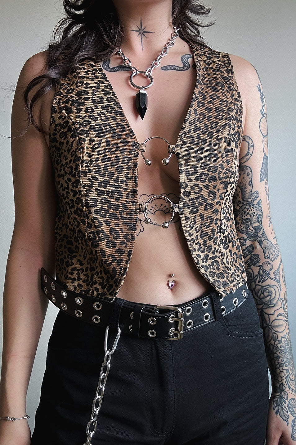 Leopard Rebel Waistcoat