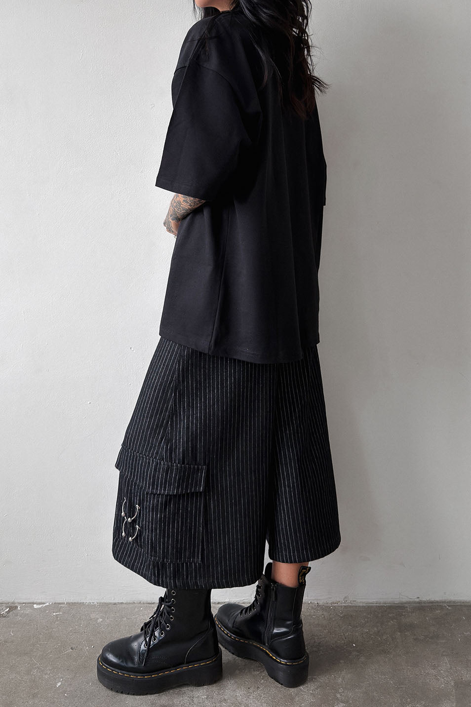 Pinstripe Pierce Me Trouser