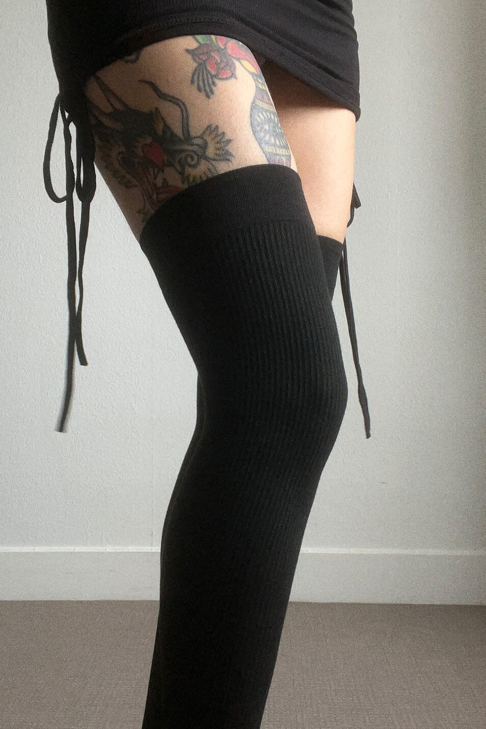 Black Classic Knee High Socks - Love Too True