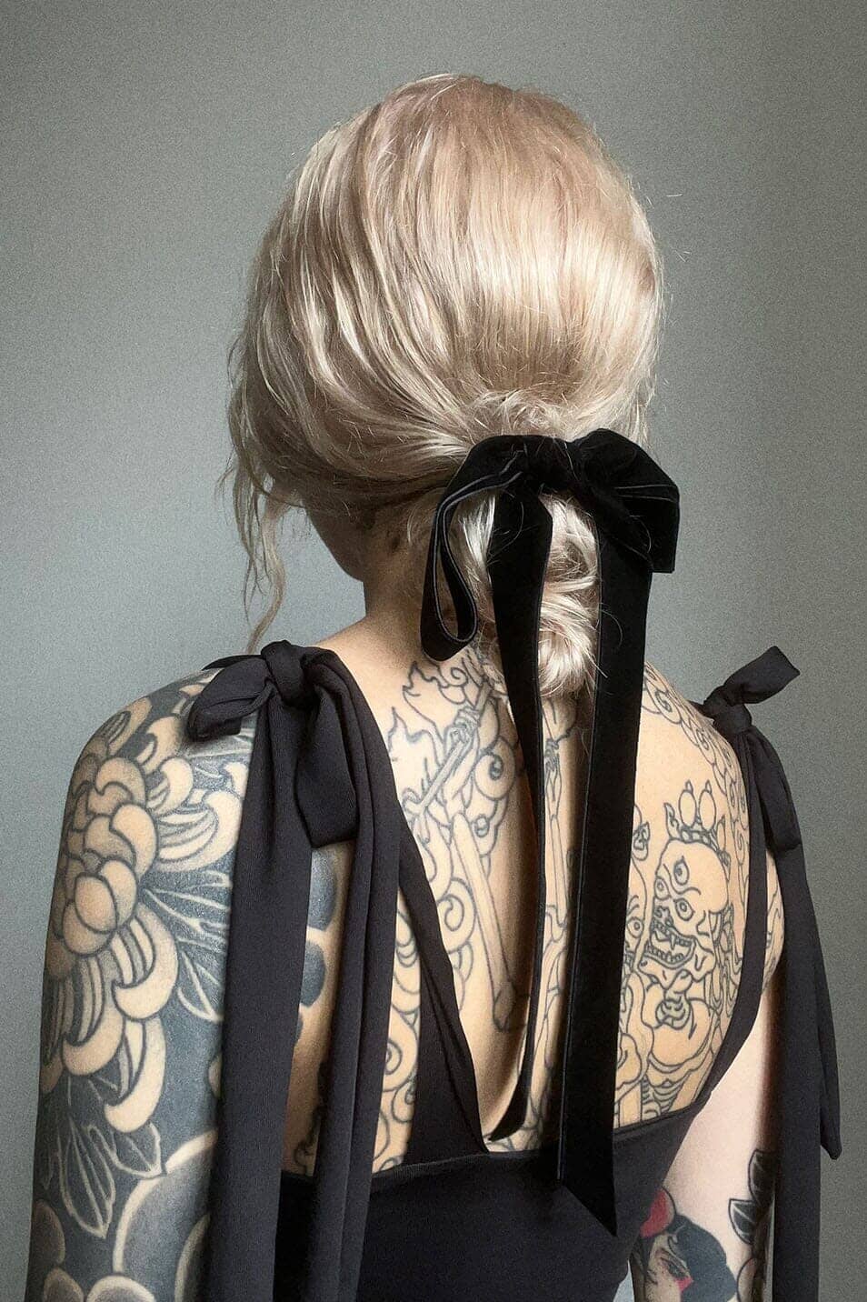 Black Velvet Bow Hair Band - Love Too True