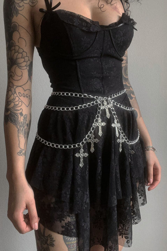 Cross My Heart Belt Chain - Love Too True