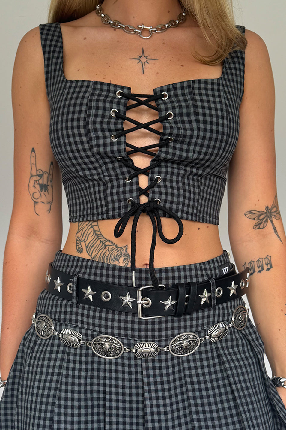 Gingham Alice Top