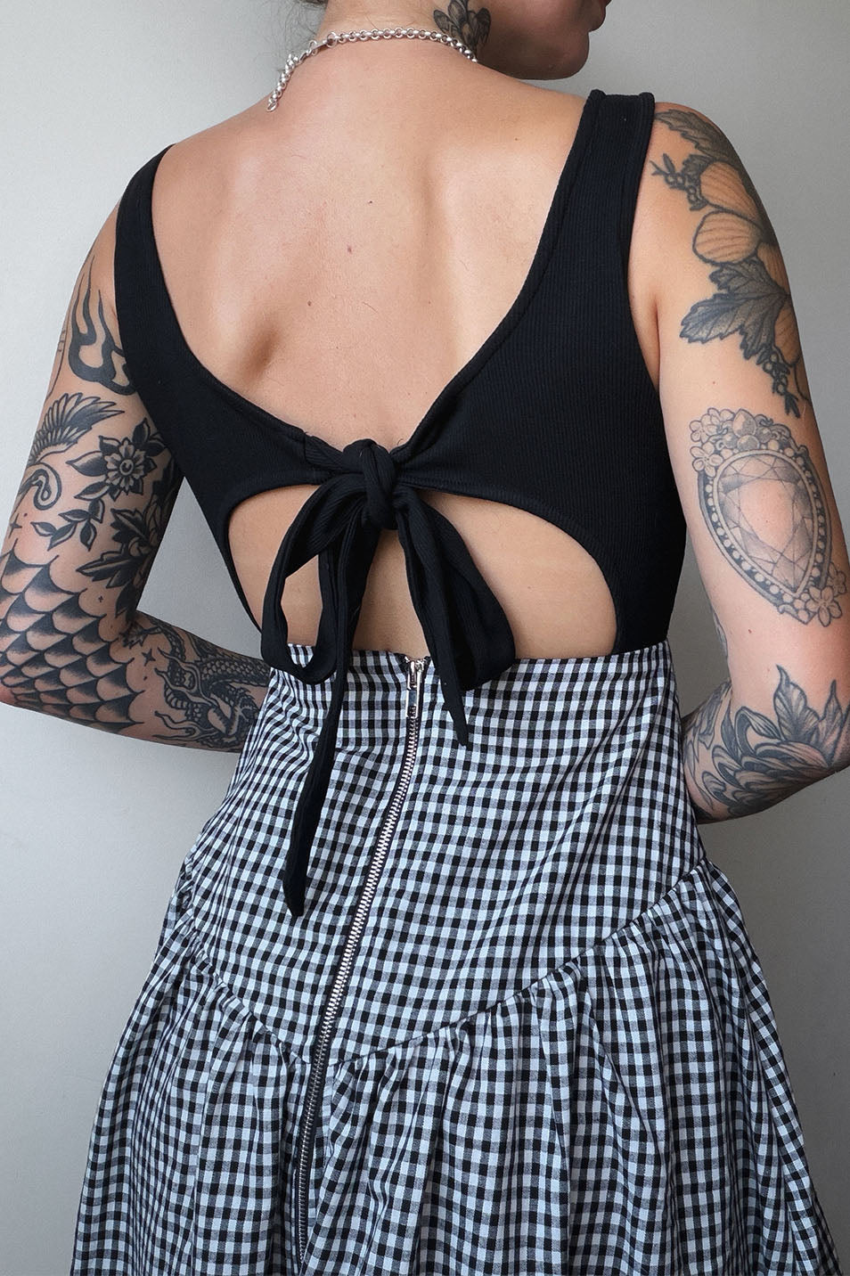Gingham Bury Me Dress