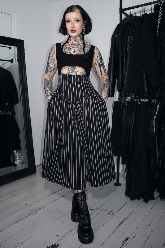 Pinstripe Bury Me Dress