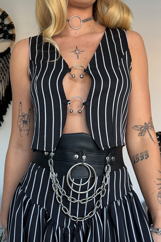 Pinstripe Rebel Waistcoat