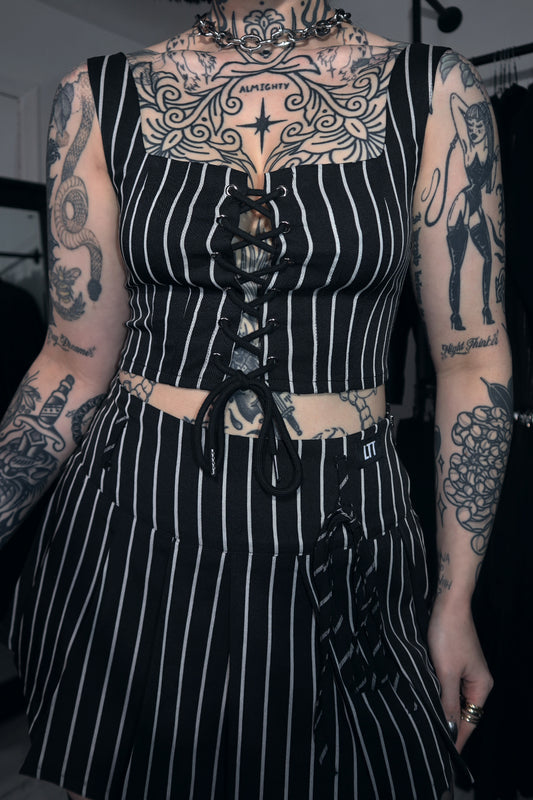 Pinstripe Alice Top