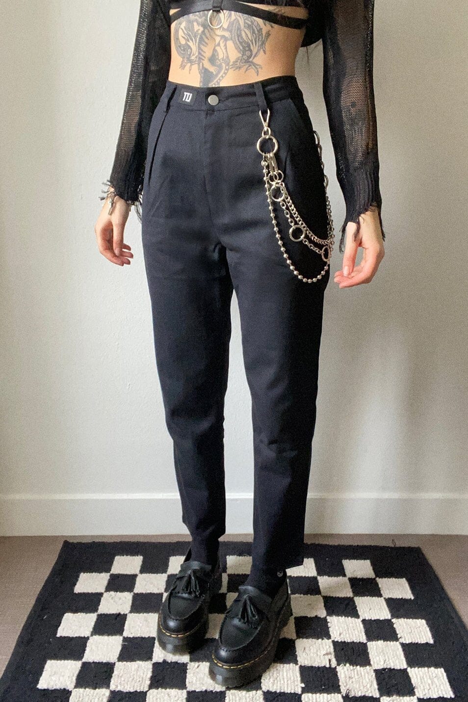 Black Classic Trouser - Love Too True