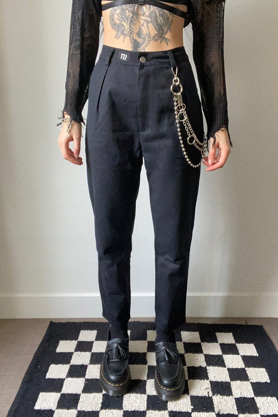 Black Classic Trouser - Love Too True