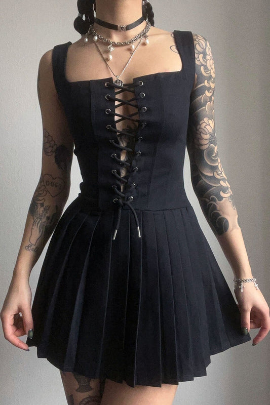 Black Tennis Dress - Love Too True