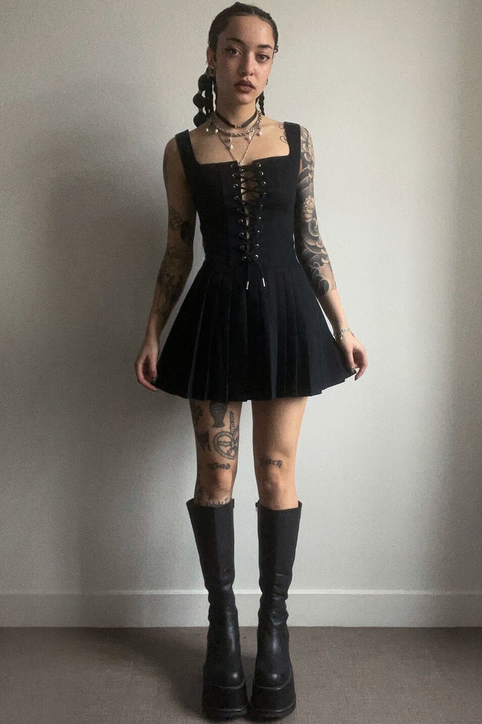 Black Tennis Dress - Love Too True