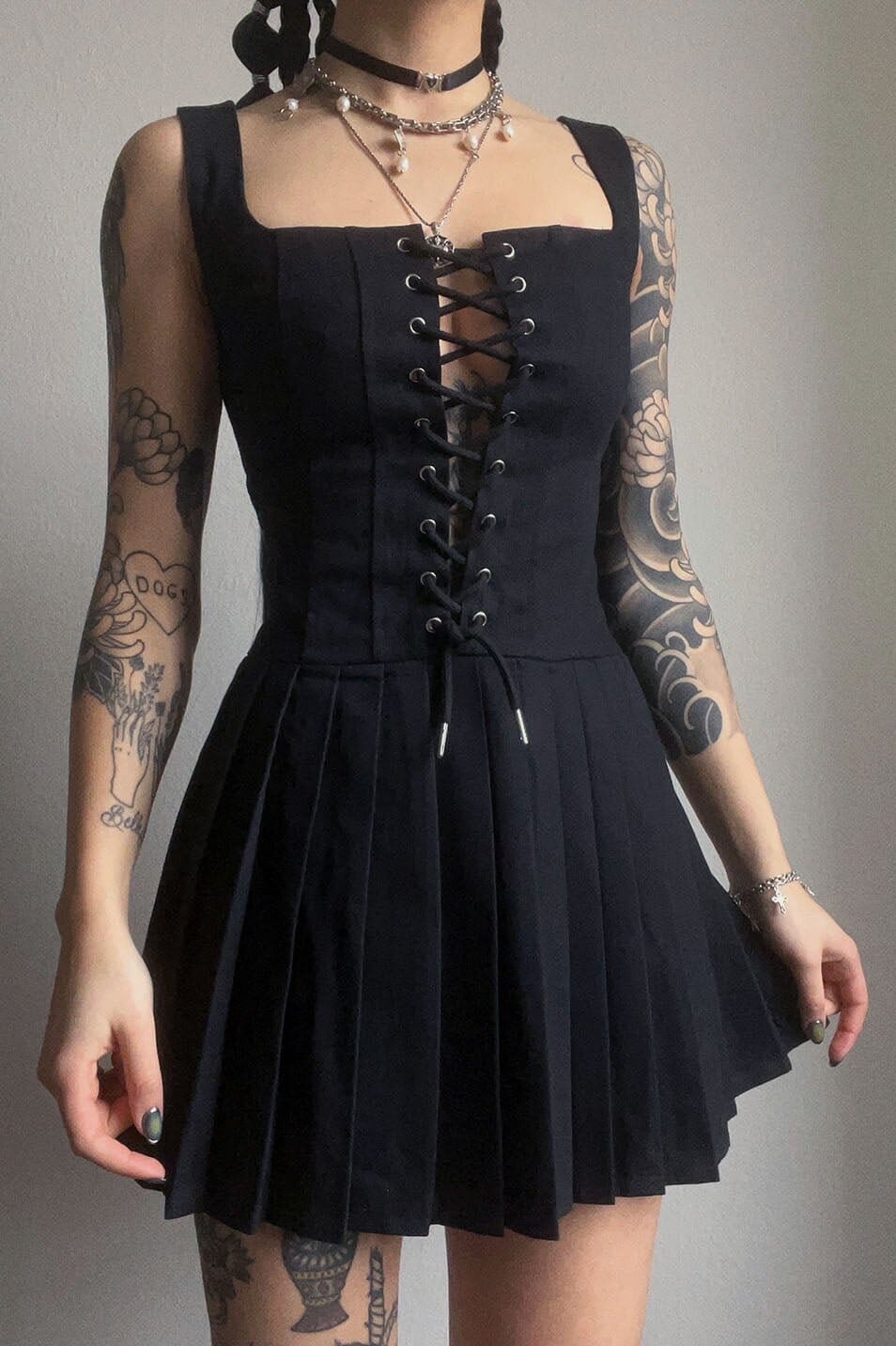 Black Tennis Dress - Love Too True