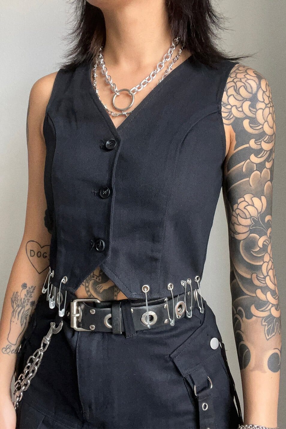 Raven Waistcoat - Love Too True