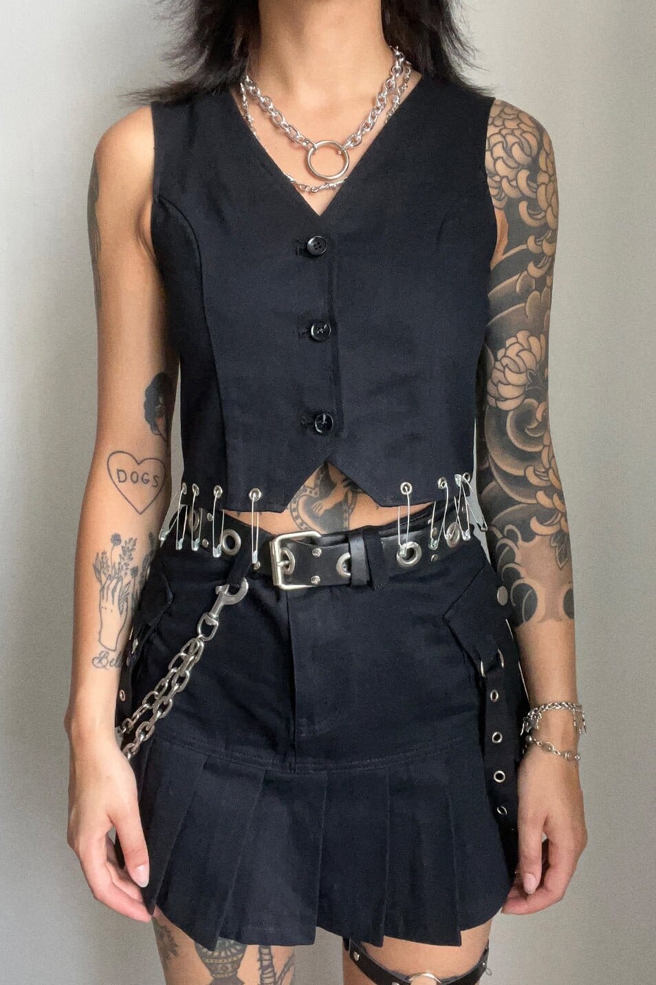 Raven Waistcoat - Love Too True