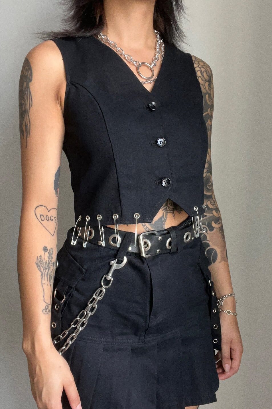 Raven Waistcoat - Love Too True