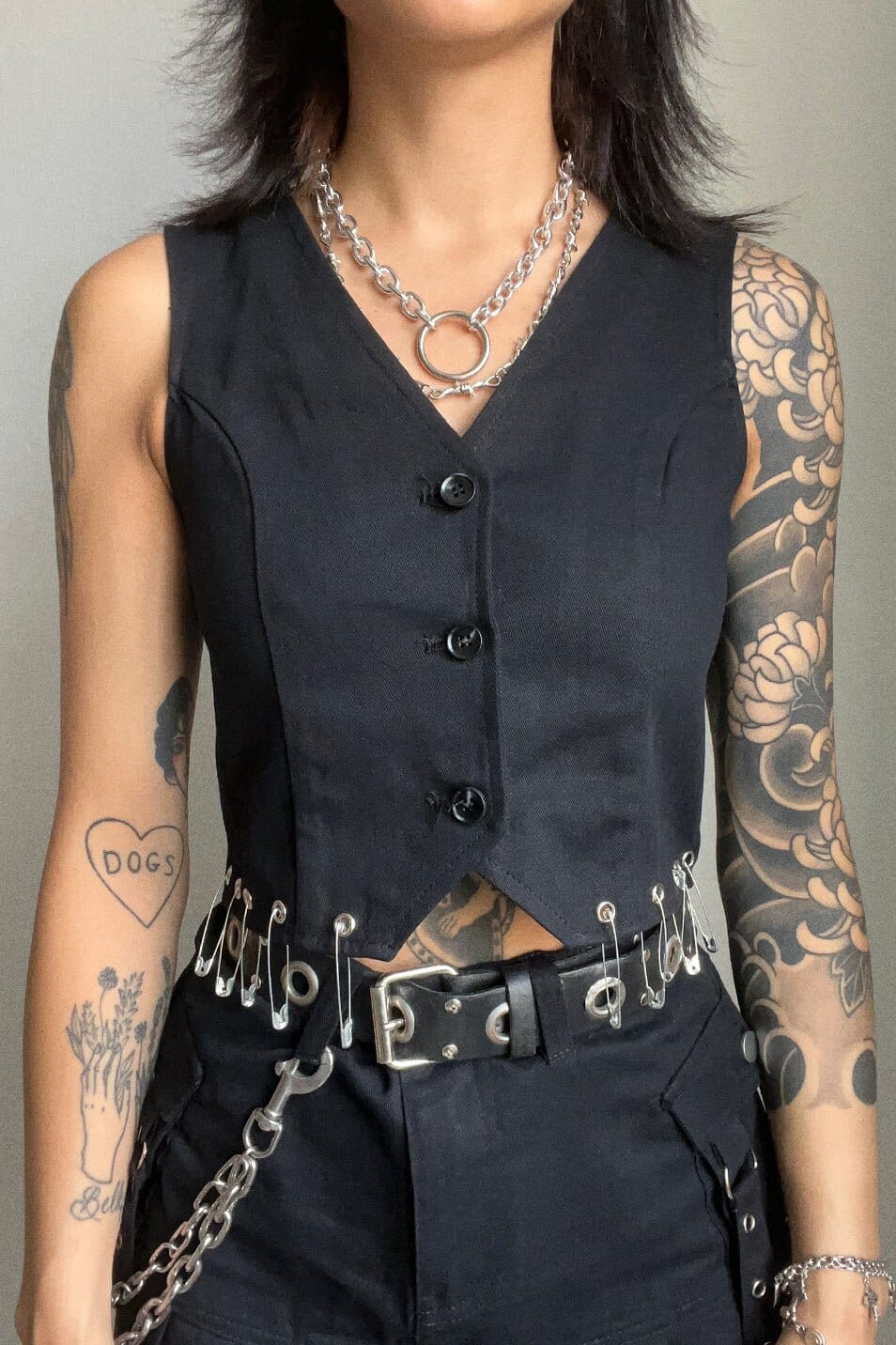 Raven Waistcoat - Love Too True